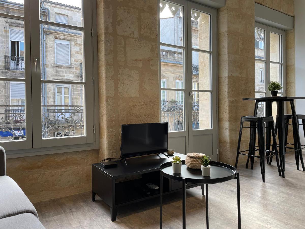 Magnifique Appartement Pour 2 Avec Climatisation Et Belle Pierre Bordelaise บอร์โด ภายนอก รูปภาพ