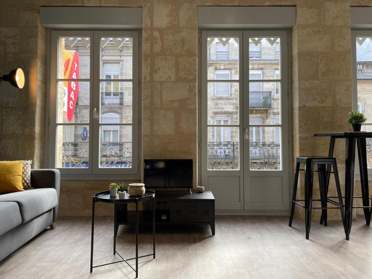 Magnifique Appartement Pour 2 Avec Climatisation Et Belle Pierre Bordelaise บอร์โด ภายนอก รูปภาพ