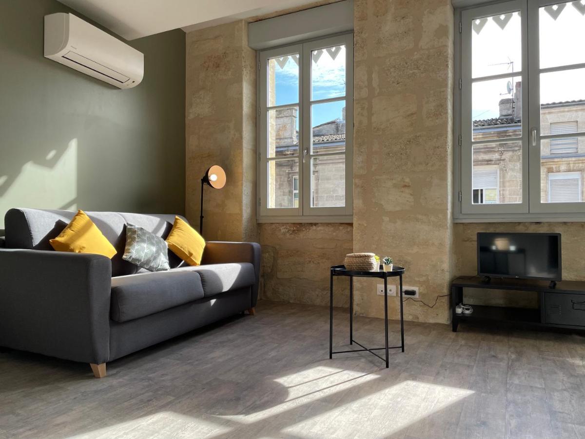 Magnifique Appartement Pour 2 Avec Climatisation Et Belle Pierre Bordelaise บอร์โด ภายนอก รูปภาพ