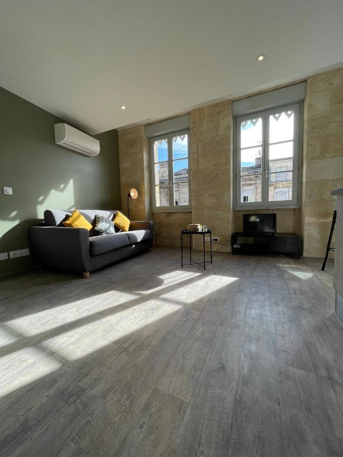 Magnifique Appartement Pour 2 Avec Climatisation Et Belle Pierre Bordelaise บอร์โด ภายนอก รูปภาพ
